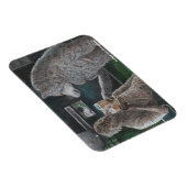 Mummy und Werewolf trinken Bier Flexible Magnet (Rechte Seite)