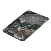 Mummy und Werewolf trinken Bier Flexible Magnet (Linke Seite)