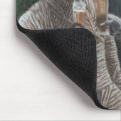 Mummy und Werewolf trinken Bier Mousepad (Ecke)