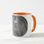 Mummy und Werewolf trinken Fantasy Art Coffee Tass Tasse (VorderseiteRechts)