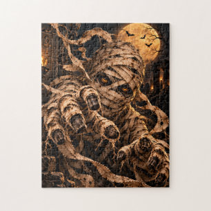 Mummy-Wahnsinn Halloween-Kostenüm-Party Puzzle