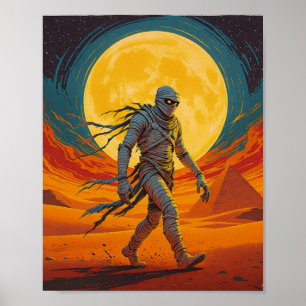 Mummy Wall Art - Ägyptisches Horror-Poster Poster