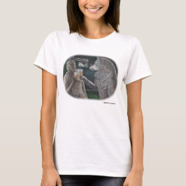 Mummy & Werewolf trinken Bierfantasy Art T - Shirt
