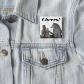 Mummy Werewolf trinkt Bierfantasy Art Button (Beispiel)