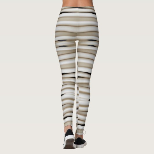 Mummy Wrap Bandage Wrapping Spooky Halloween Leggings (Rückseite)