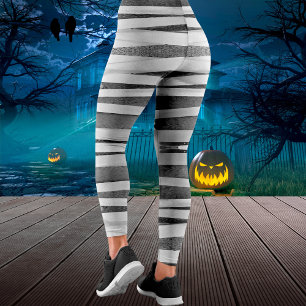 Mummy Wrap Bandages Grunge gestörtes Halloween Leggings