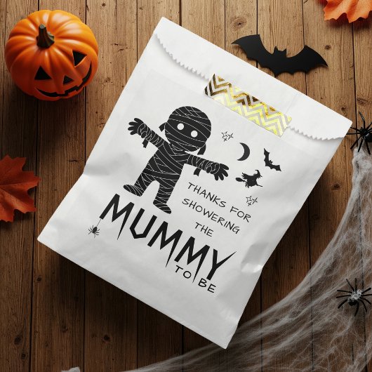 Mummy zu Halloween Baby Dusche Vielen Dank Geschenktütchen