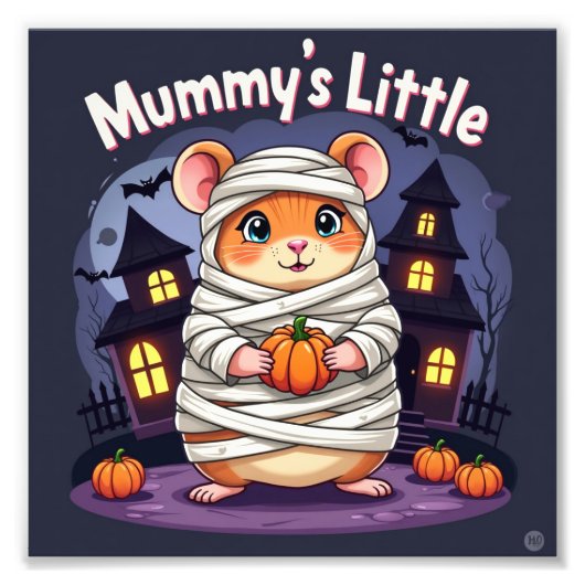 Mummy's kleines Monster Fotodruck (Vorne)