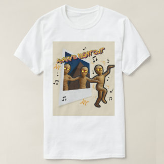 Mummys Nacht hinaus Tanz Cartoon Spaß T-Shirt