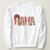 Mum's baseball sweater t-shirt, mother's day sweatshirt (Design vorne)
