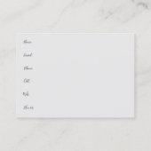 Mums Blumenkohl-Pflanze Holzplatten Hübsch Visitenkarte (Rückseite)