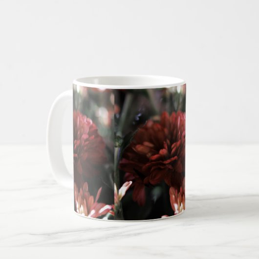 Mums-Bronze-Farbe Kaffeetasse (Vorderseite Links)