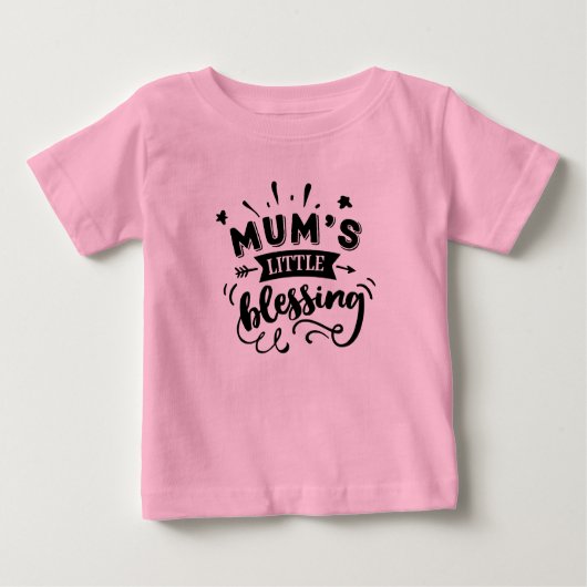 Mum's kleiner Segen Baby T-shirt (Vorderseite)