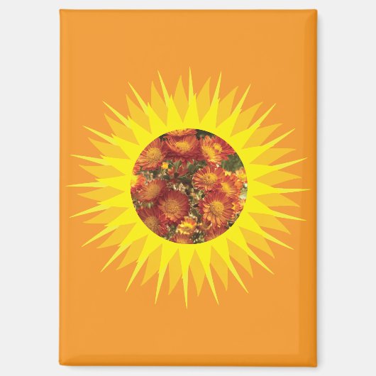 Mums_Sun_Clip-Maske Magnet (Vorderseite)