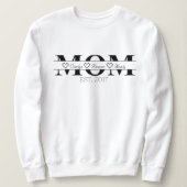 Mum's sweatshirt personalised with child's name (Design vorne)