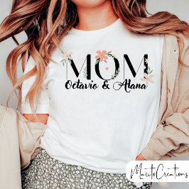 Mum's T-shirt to personalise your children's name