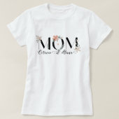 Mum's T-shirt to personalise your children's name (Design vorne)
