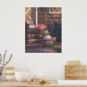 Mums und Pumpkins Poster (Küche)