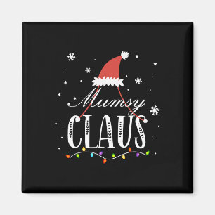 Mumsy Claus Family Matching Weihnachtsmannmütze We Magnet