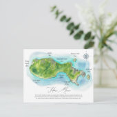 Mun Island Postcard Feiertagspostkarte (Stehend Vorderseite)