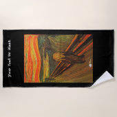 Munch - Das Eis schreit Strandtuch (Vorderseite)