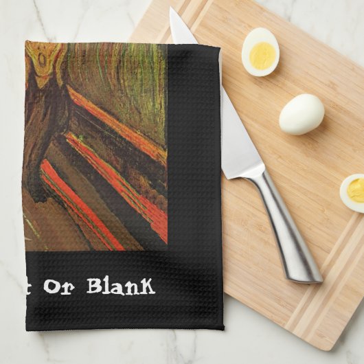 Munch - Der Eisschrei Küchentuch (Viertel Falte)