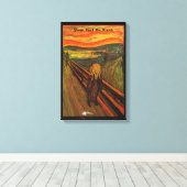 Munch - Der Eisschrei Leinwanddruck (Insitu (Holzboden))