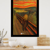 Munch - Der Eisschrei Poster (Küche)