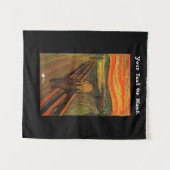 Munch - Der Eisschrei Wandteppich (Vorderseite (Horizontal))