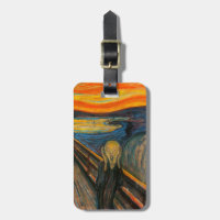 Munch der Schrei-Gepäckmarke