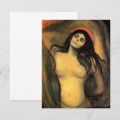 Munch Einladungen von Madonna (Vorne/Hinten)