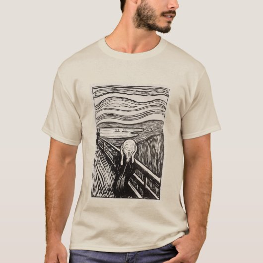 Munch ist der Schrei 2 T-Shirt (Vorderseite)