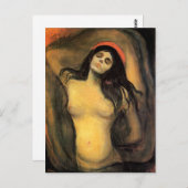 Munch Madonna Postkarte (Vorne/Hinten)