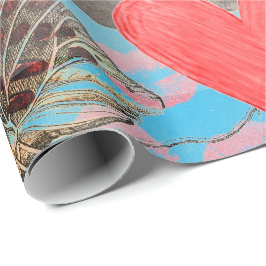 MUNCH Packpapier Collage Valentine's Day (Rolleneckpunkt)