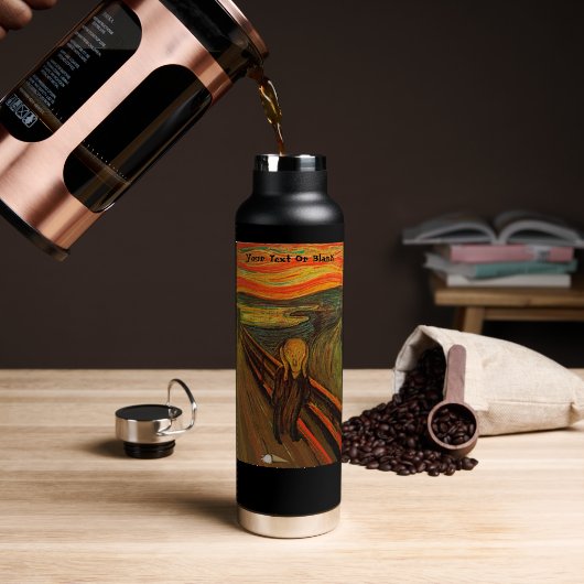 Munch - The Ice Scream Trinkflasche (Kaffee (gedreht))