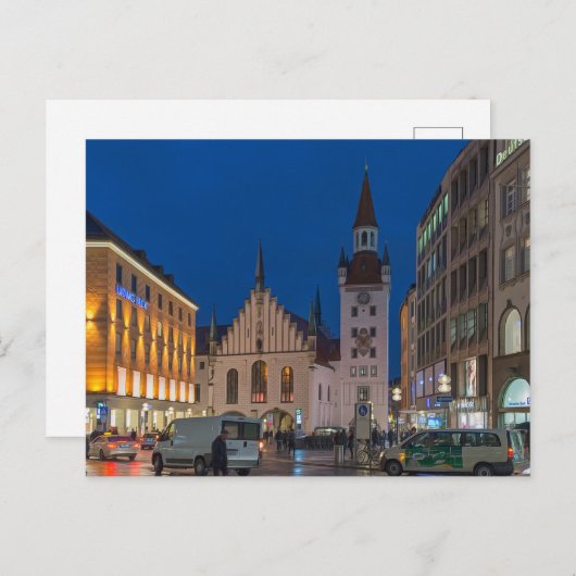 München # 25 postkarte (Vorne/Hinten)