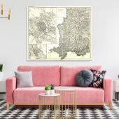 München, Augsburg, Bayern Leinwanddruck (Insitu (Wohnzimmer))