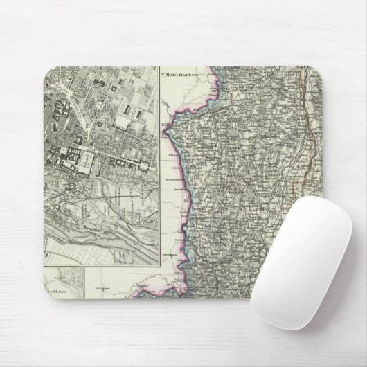 München, Augsburg, Bayern Mousepad (Mit Mouse)