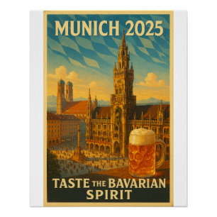 München - "Bayerische Charm Art Poster
