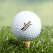 München Bayern Deutschland Golfball (Insitu T-Shirt)