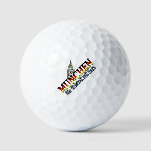 München Bayern Deutschland Golfball (Vorderseite)