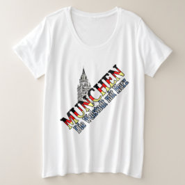 München Bayern Deutschland Große Größe T-Shirt