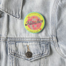 München Bayern Deutschland Retro Neongelb