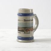 München, Bayern Stein Bierglas (VorderseiteRechts)