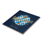 München Bayern Vintage Stadt Deutschland Andenken Fliese (Seite)