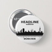 München Button / Anstecker / Pin (Vorne & Hinten)