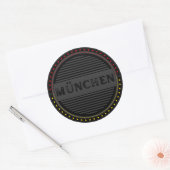 München City Pride Emblem – Deutsche Identität Runder Aufkleber (Umschlag)