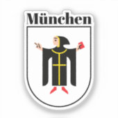 München Coat of Arms Aufkleber (Vorderseite)