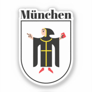 München Coat of Arms Aufkleber