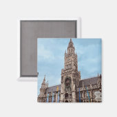 München, Deutschland - farbiges Europa Magnet (Vorderseite/Rückseite)